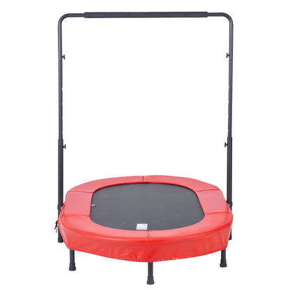 56" trampoline for kids foldable mini trampoline for toddlers indoor outdoor
