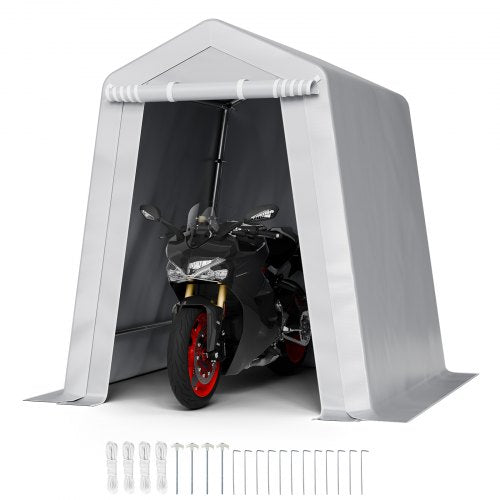 Utomhusförvaring/Tält 6x6 fot Vattentät Carport/Garagetält