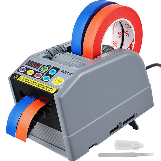 Zcut-9 Automatisk tejpdispenser självhäftande elektrisk tejpskärare Förpackningsmaskin Tejpskärmaskin 6-60 mm tejpbredd