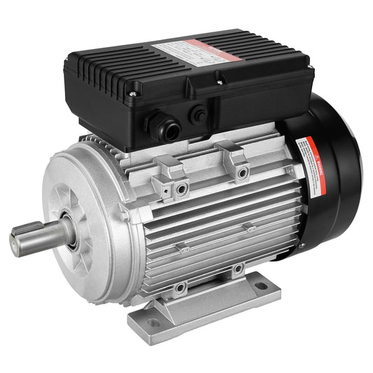 1,5KW elmotor 1400 rpm AC 220~240V 9,85A 1-fas 24 mm kilaxel