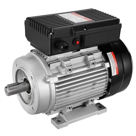 1,1KW elmotor 1400 varv/min AC 220~240V 7,5A 1-fas 24 mm kilaxel