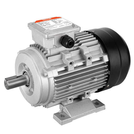1,5KW elmotor 3000 rpm AC230/400V 9,5A/3,5A 3-fas 24 mm kilaxel