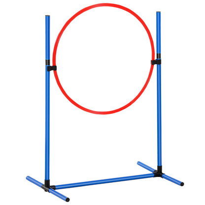 Hunde-Agility-Trainingsausrüstung, 7-teiliges Set mit Hindernissen, 2 Tunneln und Sprungring