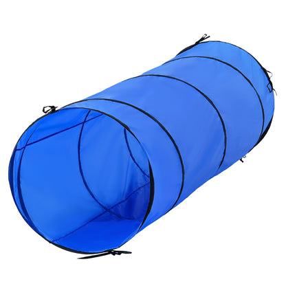 Hunde-Agility-Trainingsgeräte 5-teiliges Set mit Hindernissen Tunnel Sprungring