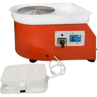 Elektrisk keramikhjul Keramisk maskin 25cm Keramikhjulmaskin 280W Keramik DIY Kit med formverktygssats för keramikarbete Keramik Lera