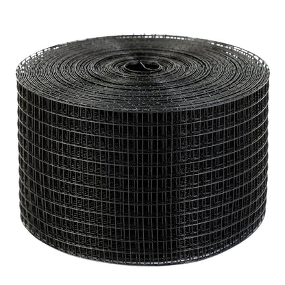 20 x 3048 cm Solpanel fågelskydd, Critter Guard Roll Kit med 100 st aluminiumlegeringsfästen, solpanelsskydd med rostsäker PVC-beläggning, 12,7 mm trådrullsnät