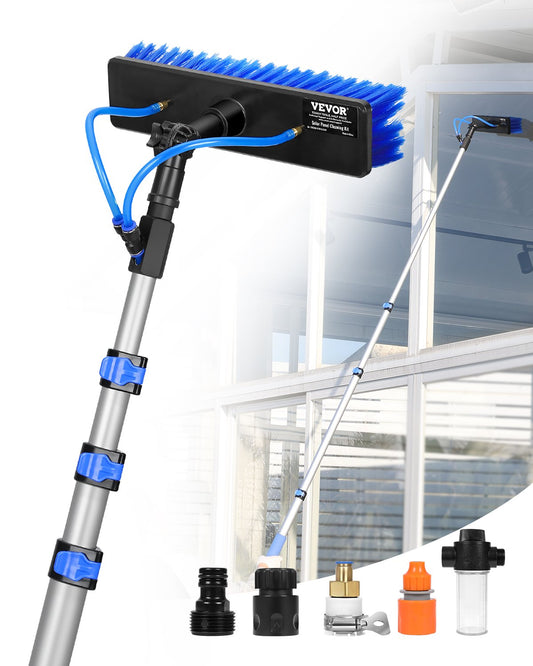 Water Fed Pole Kit 3,6 m solpanelsrengöringsstång med förlängbart handtag