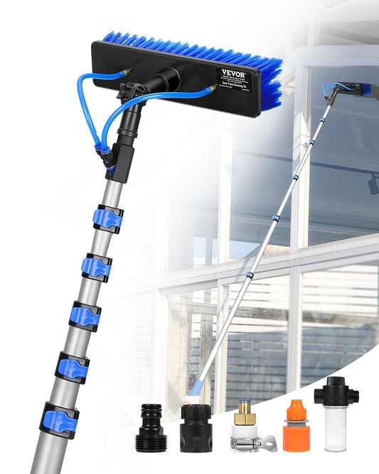 Water Fed Pole Kit 11m Solpanel Rengöringsstolpe med förlängbart handtag