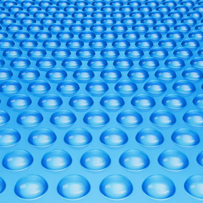 Solar Pool Cover, 24 x 12 ft rektangel Solar filt för pooler, Inground Ovan mark Pool Solar Cover, 16 mil Solar Covers Blå