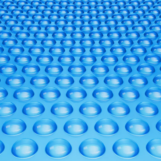 Solar Pool Cover, 24 x 12 ft rektangel Solar filt för pooler, Inground Ovan mark Pool Solar Cover, 16 mil Solar Covers Blå