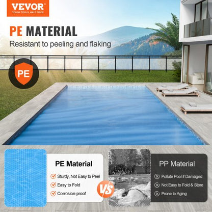 Solar Pool Cover 36x16 ft Inground Above Ground Pools Solar Filt 16 mil |  EU