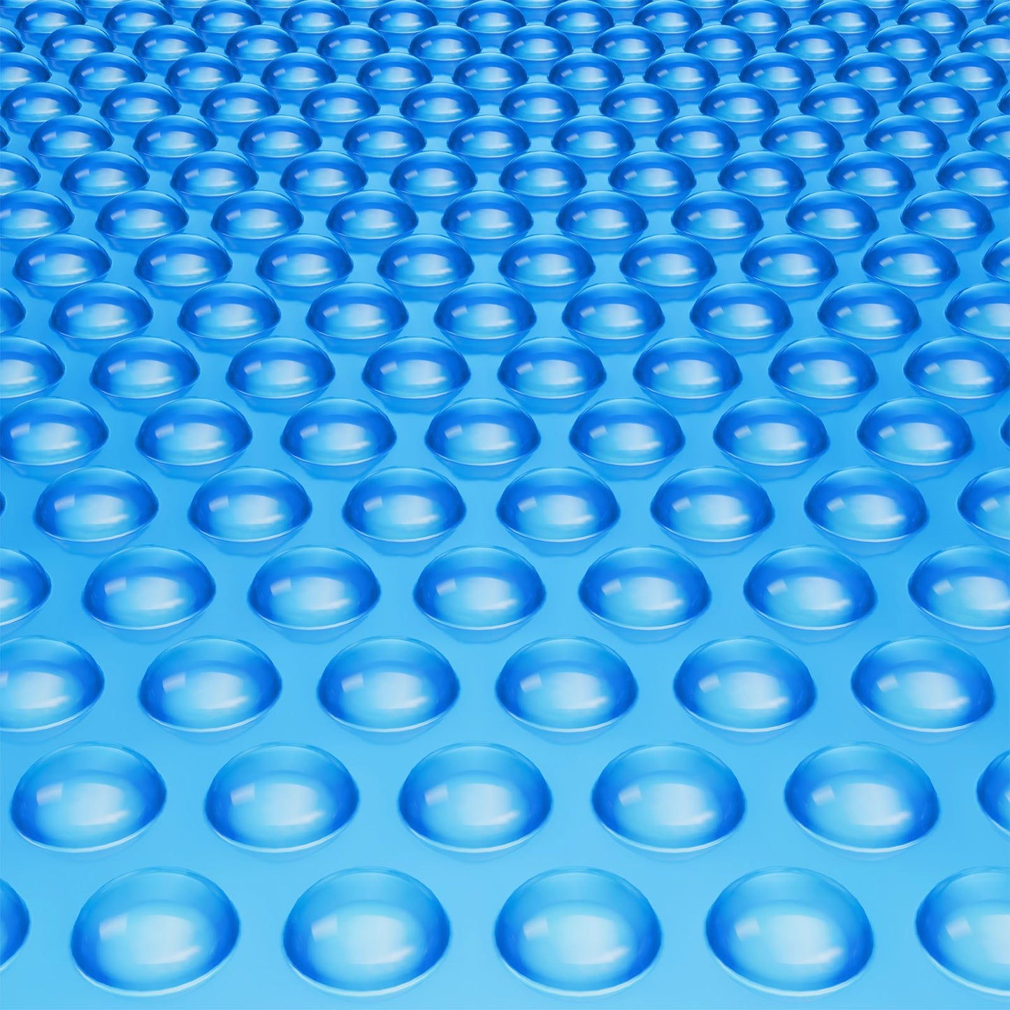 Solar Pool Cover, Φ10 ft Rund Solar Filt för Pooler, Inground Ojord Pool Solar Cover, 15 mil Solar Covers Blå