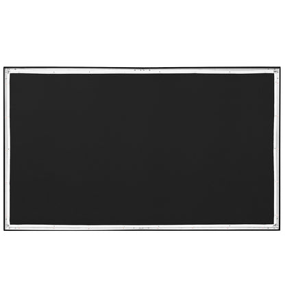 100 tum diagonal projektorskärm 16:9 4K HD-projektor Aluminiumram Bärbar projektorduk Väggfäste för hemmahotare utomhusbruk (100 tum)