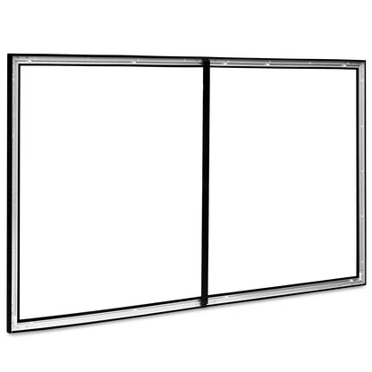 110 tums diagonal projektorskärm 16:9 4K HD-projektorduk Filmduk Fast ram 3D-projektorduk för användning i hemmet utomhus (110 tum)