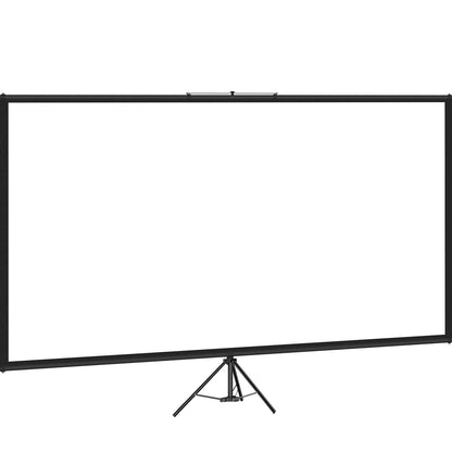 Stativ projektorduk med stativ 60 tum 16:9 4K HD projektionsskärm stativ Skrynkelfri höjdjusterbar bärbar skärm för projektor inomhus och utomhus för film, hemmabio, spel, kontor