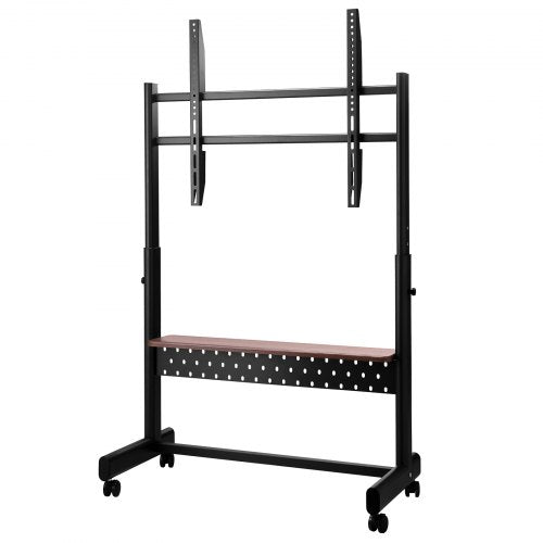 Rullande TV-stativ Mobil TV-vagn Rymmer upp till 90 kg för 55-100 tums TV-apparater |  EU