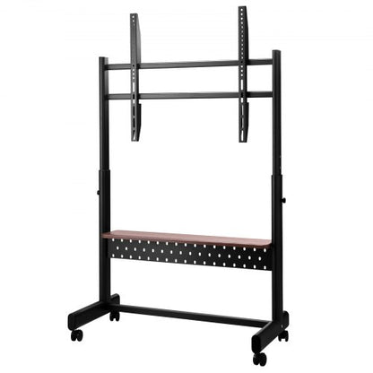 Rullande TV-stativ Mobil TV-vagn Rymmer upp till 90 kg för 55-100 tums TV-apparater |  EU