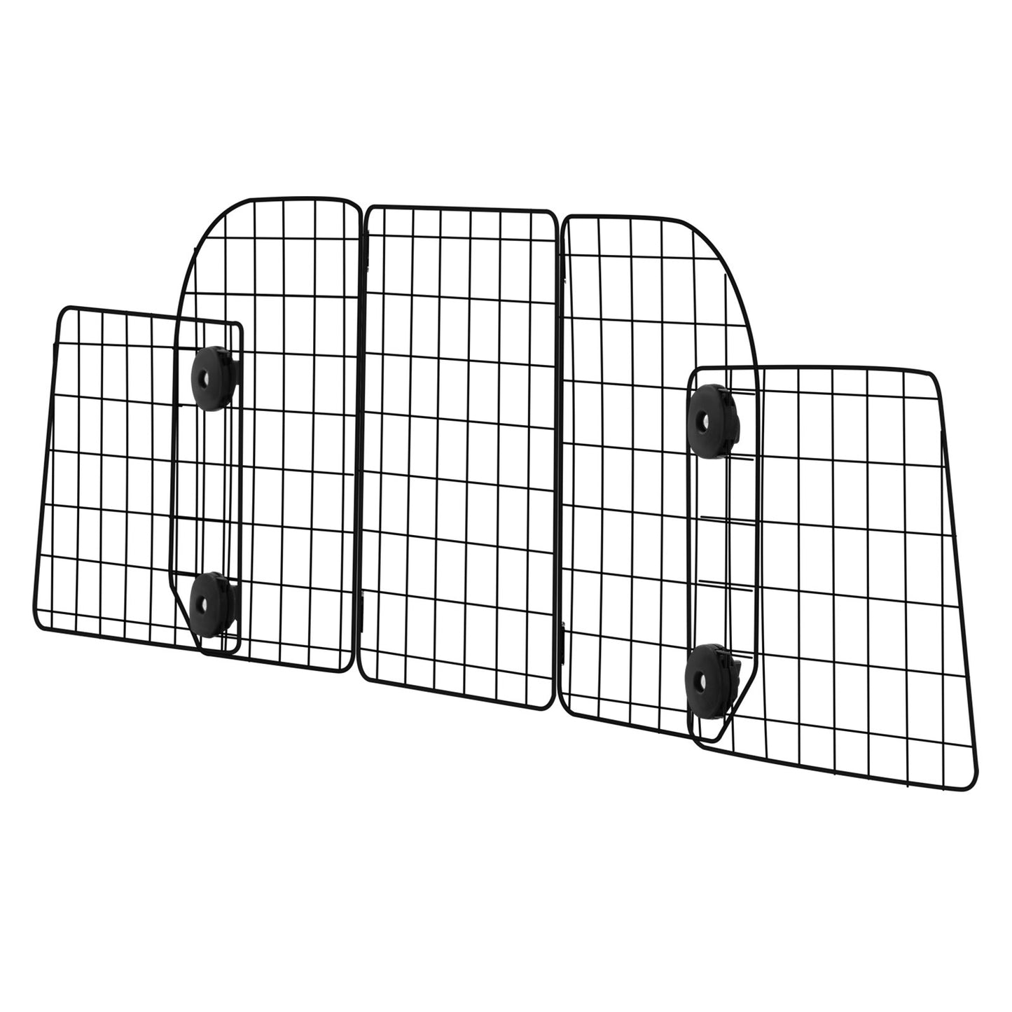 Dog Car Barrier 38.5"-61.6" Adjustable Pet Divider for Cargo Space