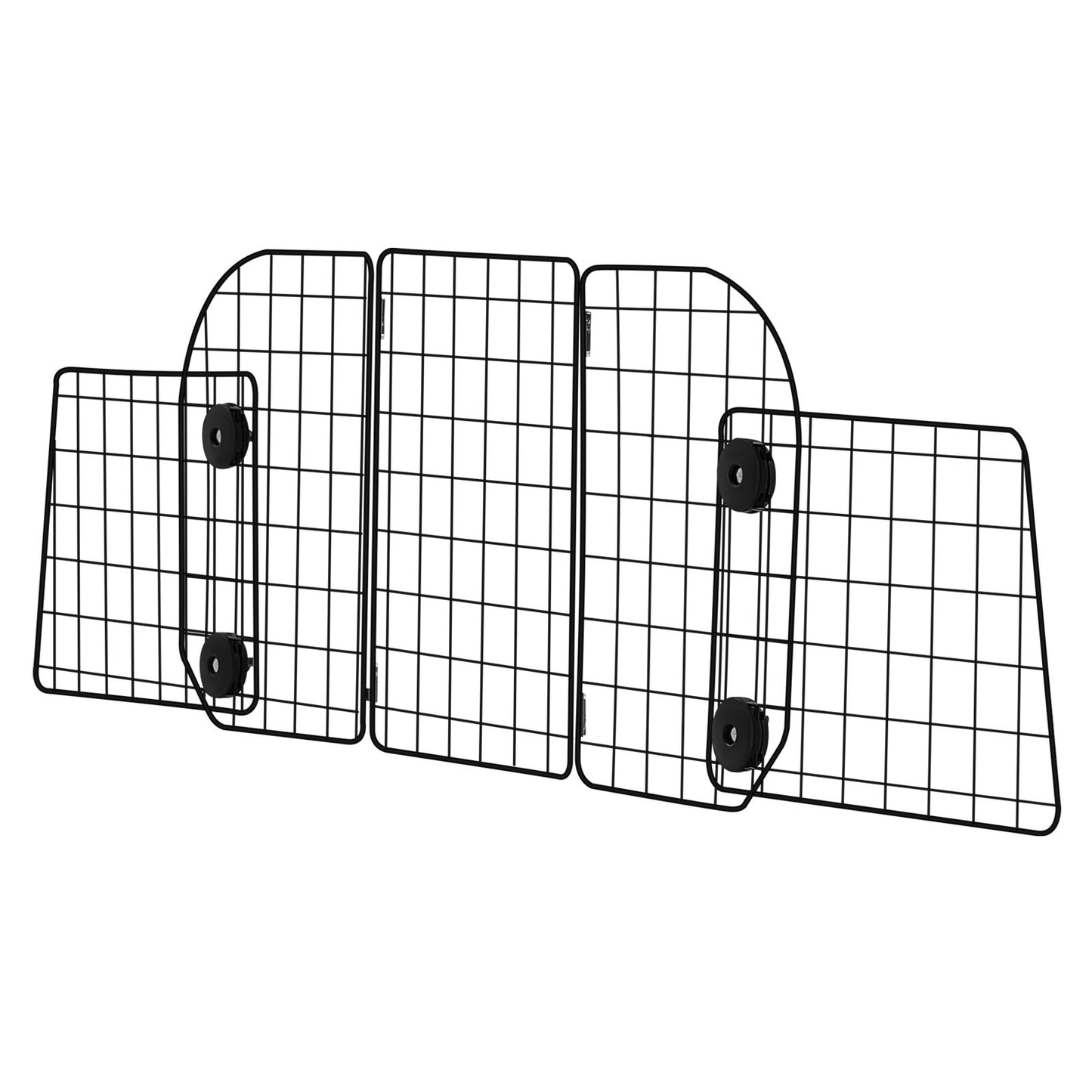 Dog Car Barrier 36.6"-60" Adjustable Pet Divider for Cargo Space