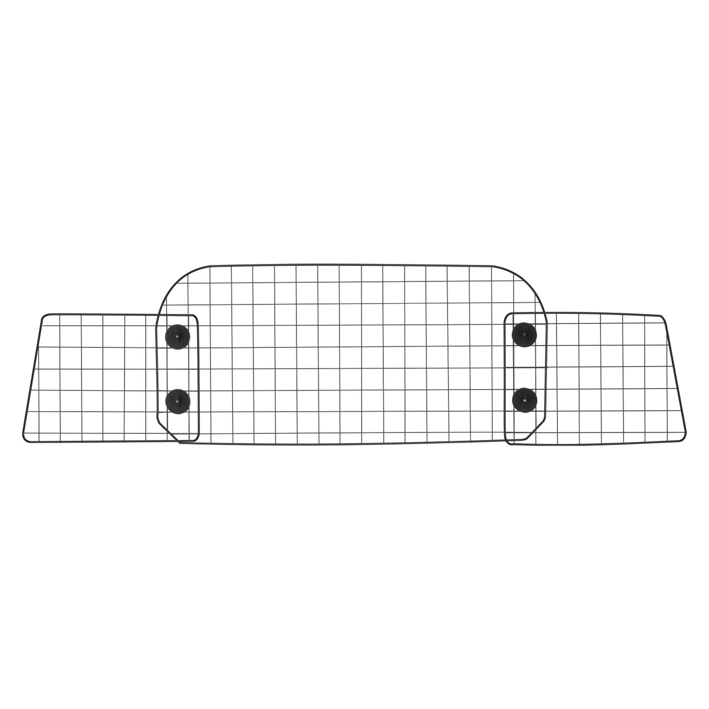 Dog Car Barrier 35.4"-60.6" Adjustable Pet Divider Gate for Trucks SUVs