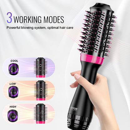 Hair Dryer Brush Ionic Hair Dryer and Styler with 65mm Oval Barrel