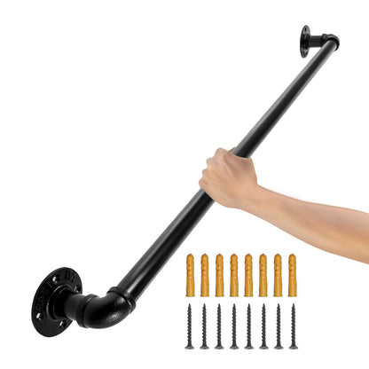 Rohrtreppenhandlauf Treppenhandlauf 2 FT Kohlenstoffstahl für Wandmontage