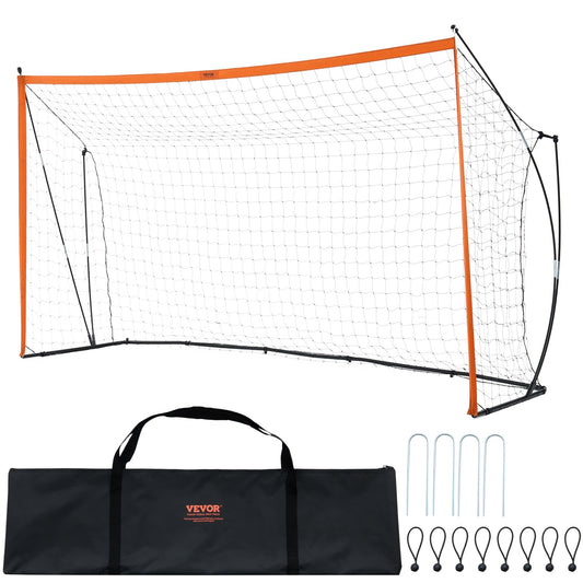 12x6 ft Portable Soccer Goal Kids Football Net Carrying Bag Backyard Training