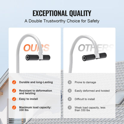2 in 1 Ladder Stabilizer Extension Wall Standoff Hook Roof Rack