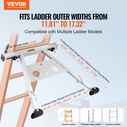 Ladder Stabilizer Adjustable Feet Extension Standoff Heavy Duty Accessories