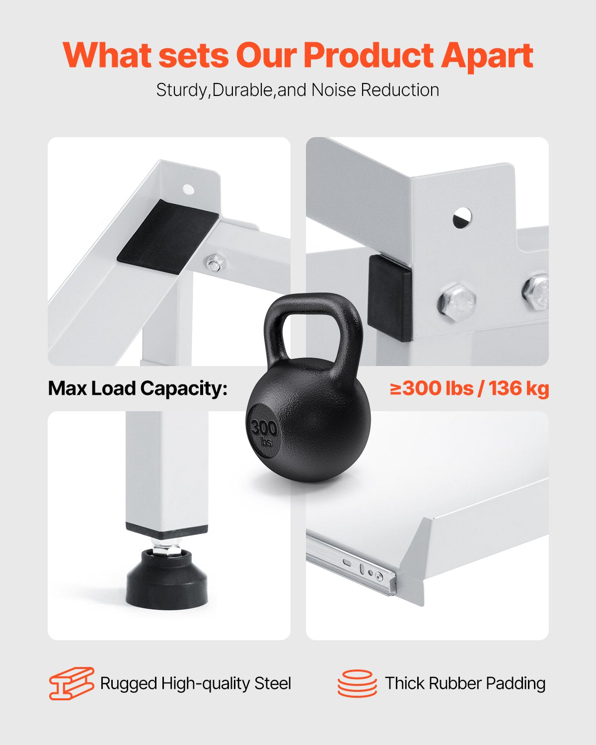 Tvättmaskinsstativ piedestal 25,2x25 tum för bricka 300LB med bricka