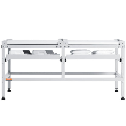 Tvättmaskinsstativ piedestal 48,5x25 tum 590LB med dubbelbricka