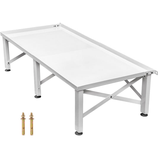 Laundry Pedestal 48.8 x 21.6 inch width Universal Laundry Pedestal 11.8 inch height Laundry Pedestal Universal with height adjustable feet for washing machines, dryers, freezers or refrigerators