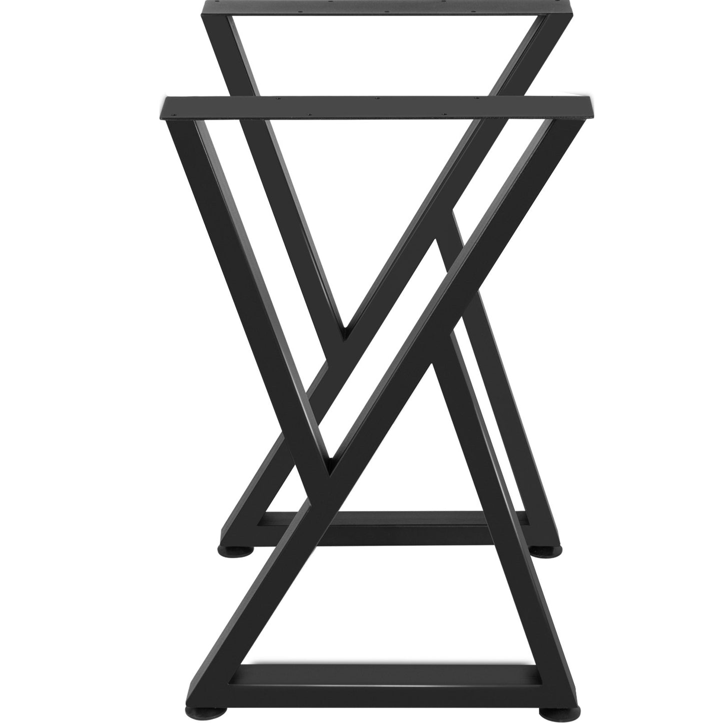 Z-form metallbordsben Matbordsben 28"x18" skrivbordsben Set med 2