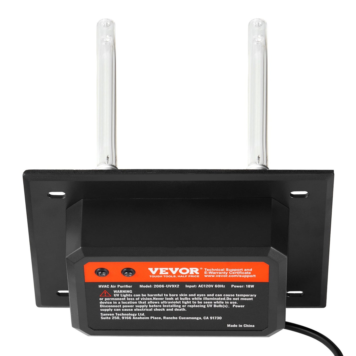 HVAC Air Purifier Whole House 18W 7 Inch UV Light In Duct For AC System