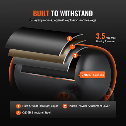 Luftkompressor 9,3 gallon 1800W 5,12 CFM@ 90PSI 70 dB Ultra tyst oljefri