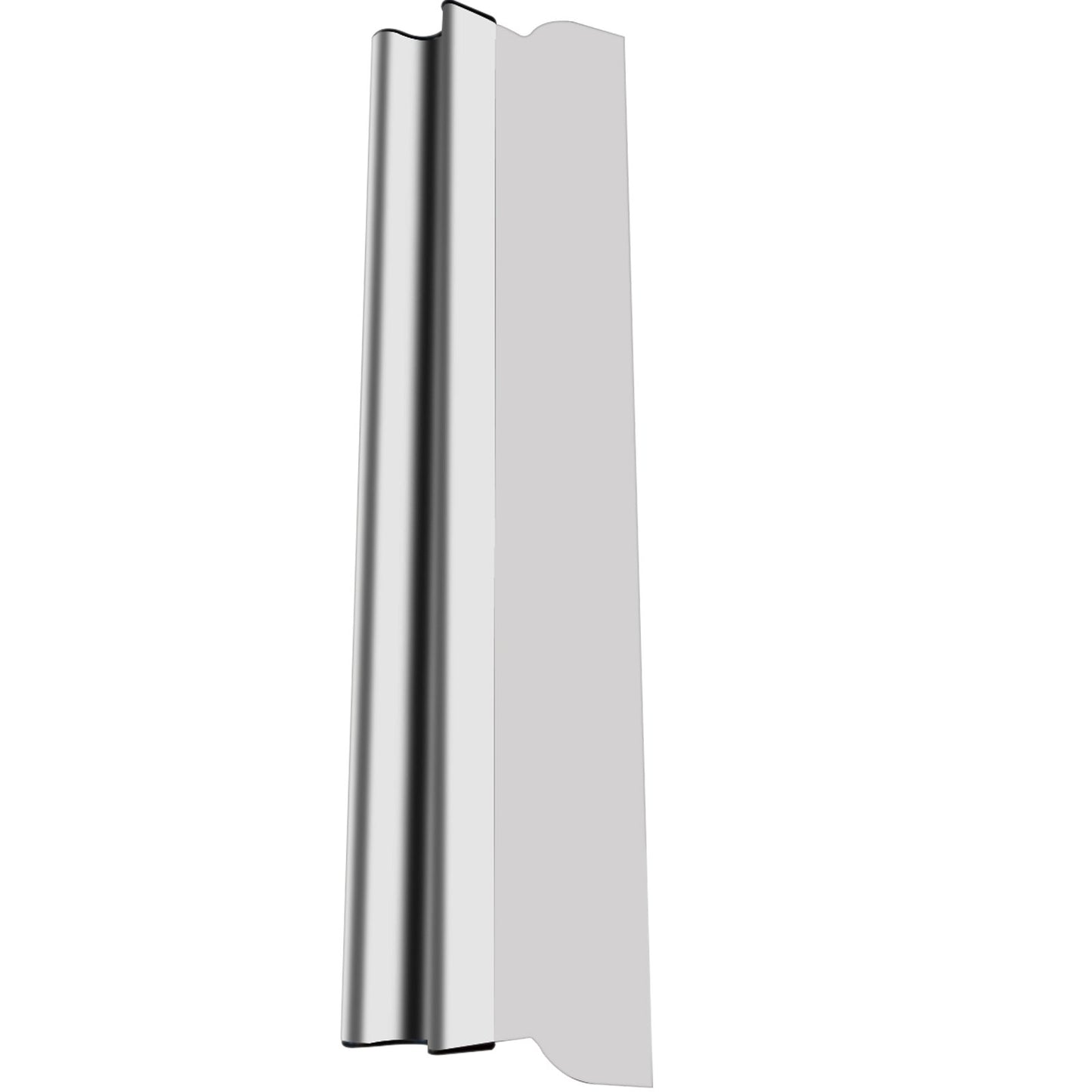 Drywall Skimming Blade, 32 tums utjämnande knock-down kniv, rostfritt stål spackel efterbehandlingsverktyg, slagkraftiga ändlock för Sheetrock Gips Gyprock Wall-board gipsskiva