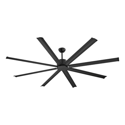 213 cm Takfläkt i aluminium Utan Ljus Fjärrkontroll DC Motor Svart