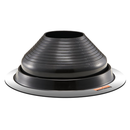 2 st Metalltakrör Blinkande stövlar Passar 6"-11" Pipe High Temp Black EDPM