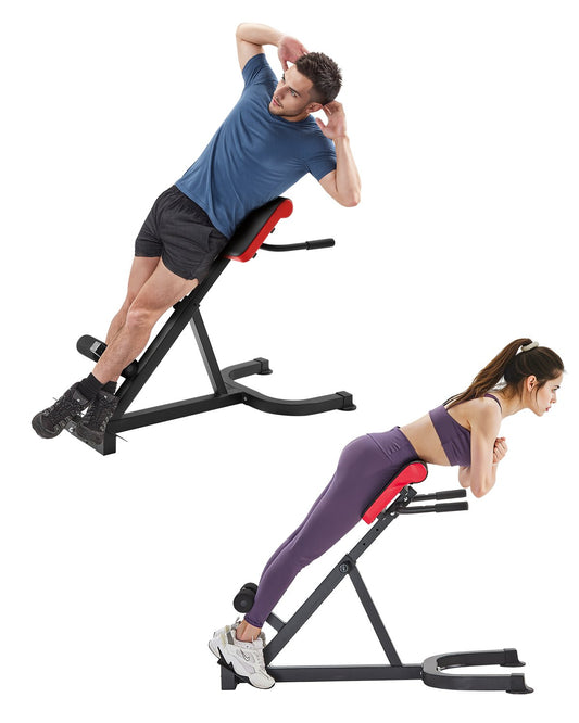 Roman Stol Ryggförlängning Hyperextension Bänk Multifunktion Justerbar