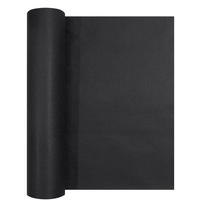 Non Woven Geotextile Fabric Under Gravel, 6x50FT 8OZ Driveway Fabric Landscape Fabric, Heavy Duty Weed Barrier Fabric, Ground Cover Weed Control Fabric, French Drains Drainage Fabric, Black