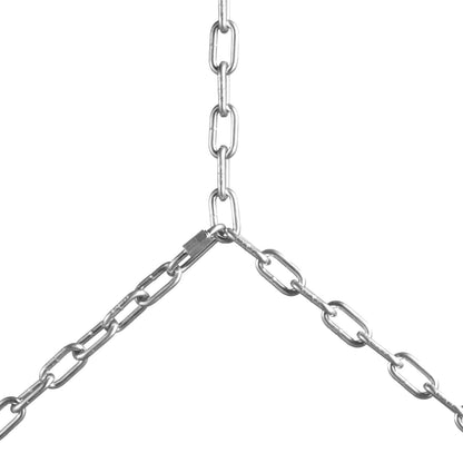 Zinkpläterad Proof Coil Chain Carbon Steel Chain Sling 3/16" x 10' 1100 lbs