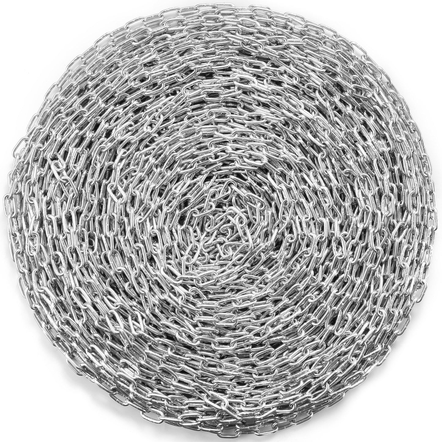 Zinkpläterad Proof Coil Chain Carbon Steel Chain Sling 3/16" x 250' 1100lbs