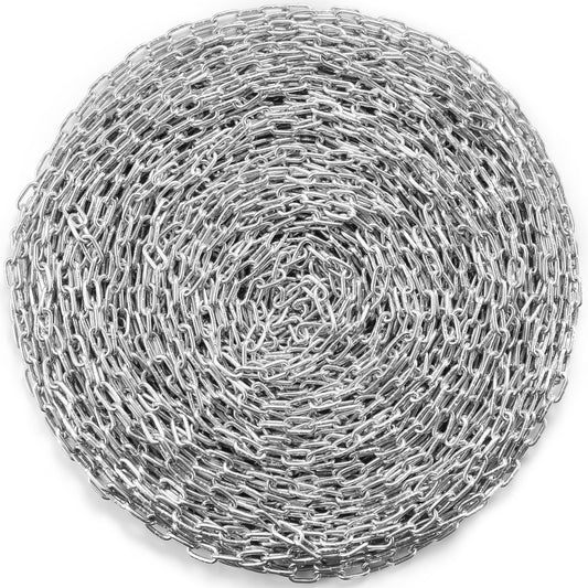 Zinkpläterad Proof Coil Chain Carbon Steel Chain Sling 3/16" x 250' 1100lbs