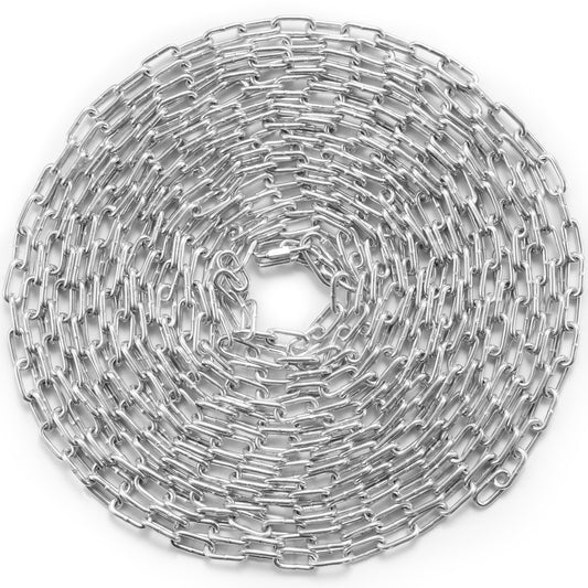 Zinkpläterad Proof Coil Chain Carbon Steel Chain Sling 1/8" x 33' 350 lbs