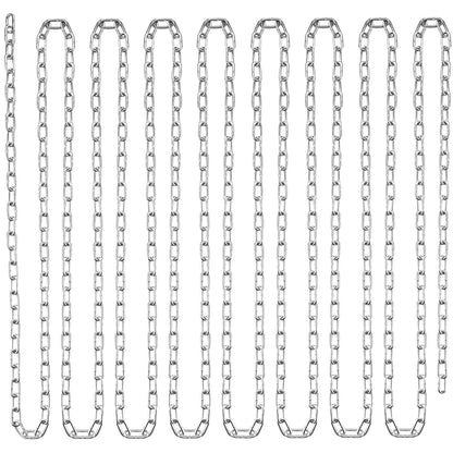 Zinkpläterad Proof Coil Chain Carbon Steel Chain Sling 1/8" x 33' 350 lbs