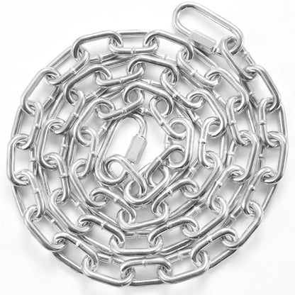 Zinc Plated Proof Coil Chain Carbon Steel Chain Sling 5/16" x 6' 1980 lbs