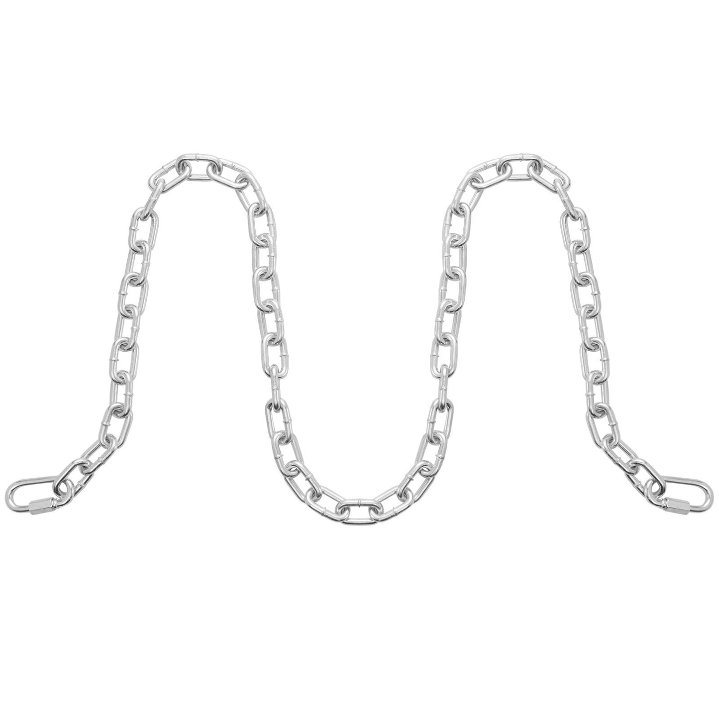 Zinc Plated Proof Coil Chain Carbon Steel Chain Sling 5/16" x 6' 1980 lbs