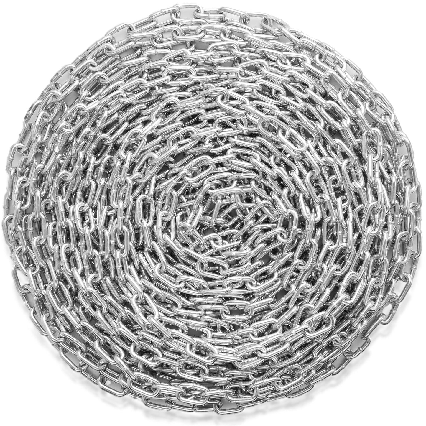 Zinkpläterad Proof Coil Chain Carbon Steel Chain Sling 5/16" x 92' 1667 lbs