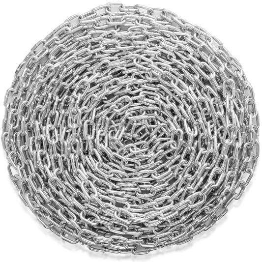 Zinkpläterad Proof Coil Chain Carbon Steel Chain Sling 5/16" x 92' 1667 lbs