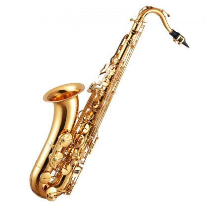 Gold Brass Tenorsaxofon B Flat Sax Nybörjarkit med Munstycke |  EU